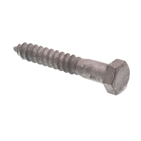 Prime-Line Hex Lag Screw 1/2in X 3in A307 Grade A Hot Dip Galvanized Steel 25PK 9056883 - main